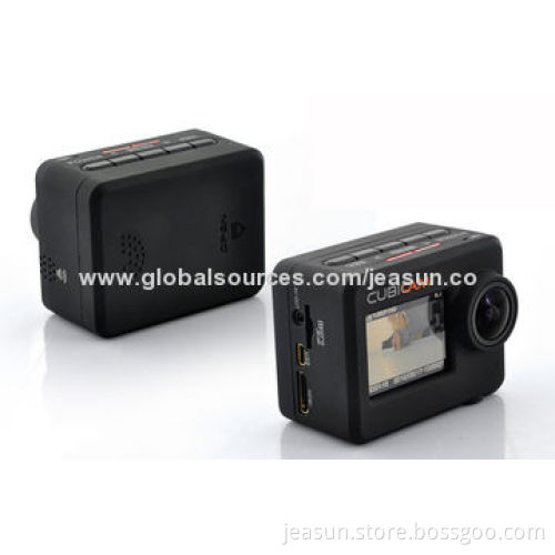 1,080p HD action sport video camera with 50 meter waterproof